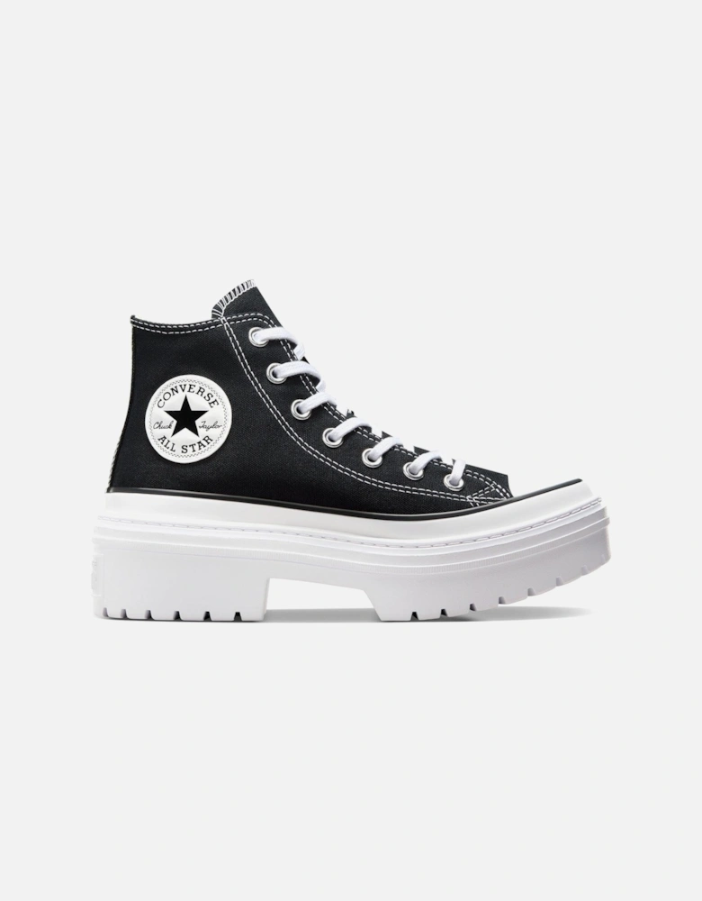 Womens Chuck Taylor All Star Lugged Heel Canvas Hi/Egret - Black/White