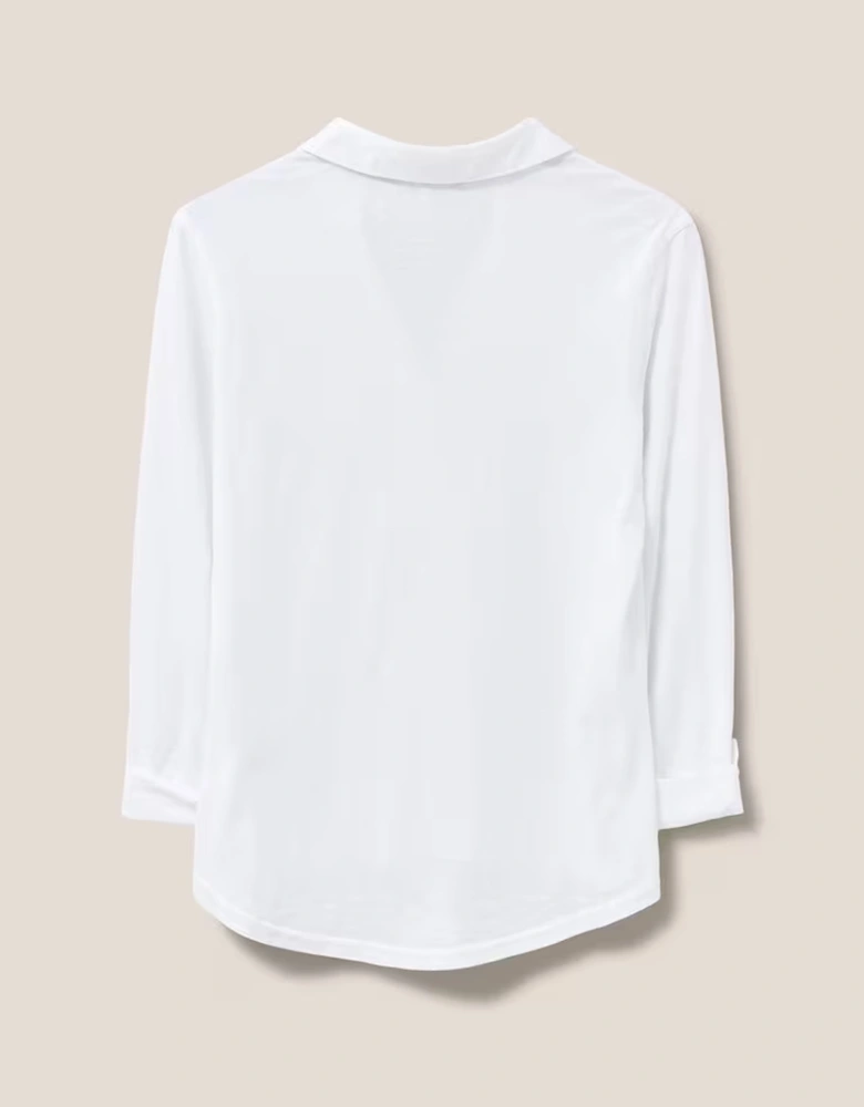 Annie Jersey Shirt Brilliant White