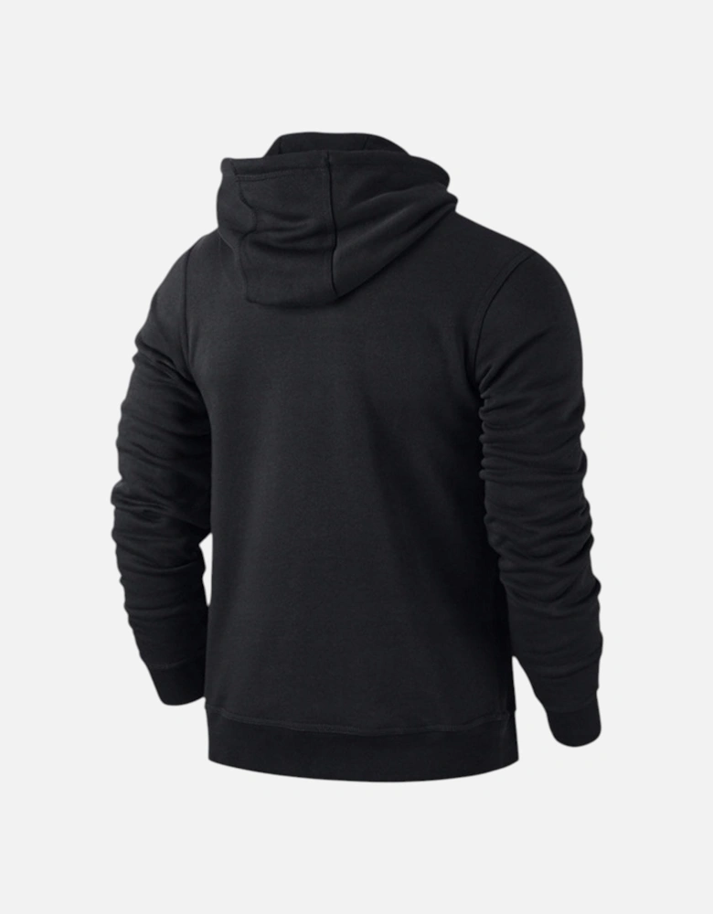 Club Mens Fleece Hoodie Joggers Winter Pullover Sportswear Black