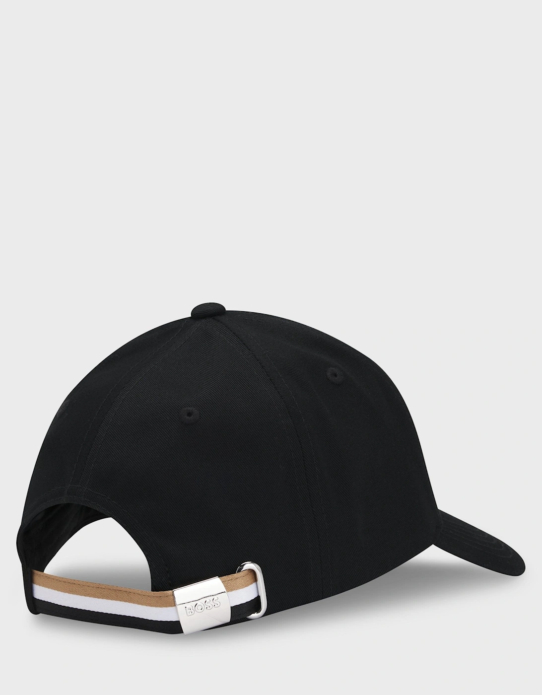 BOSS Black Zed-BOSS-Stripe Hat 001 Black