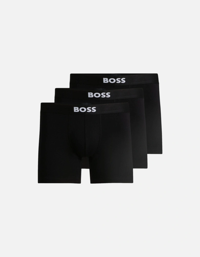 BOSS Black BoxerBr 3P BOSS ONE 001 Black