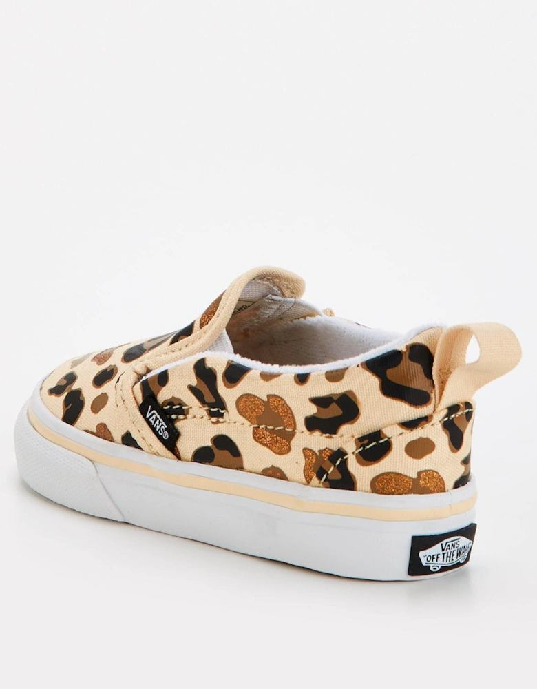 Infant Slip-On V Trainers - Animal Print