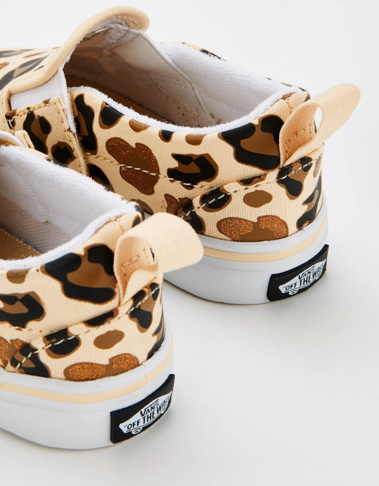 Infant Slip-On V Trainers - Animal Print