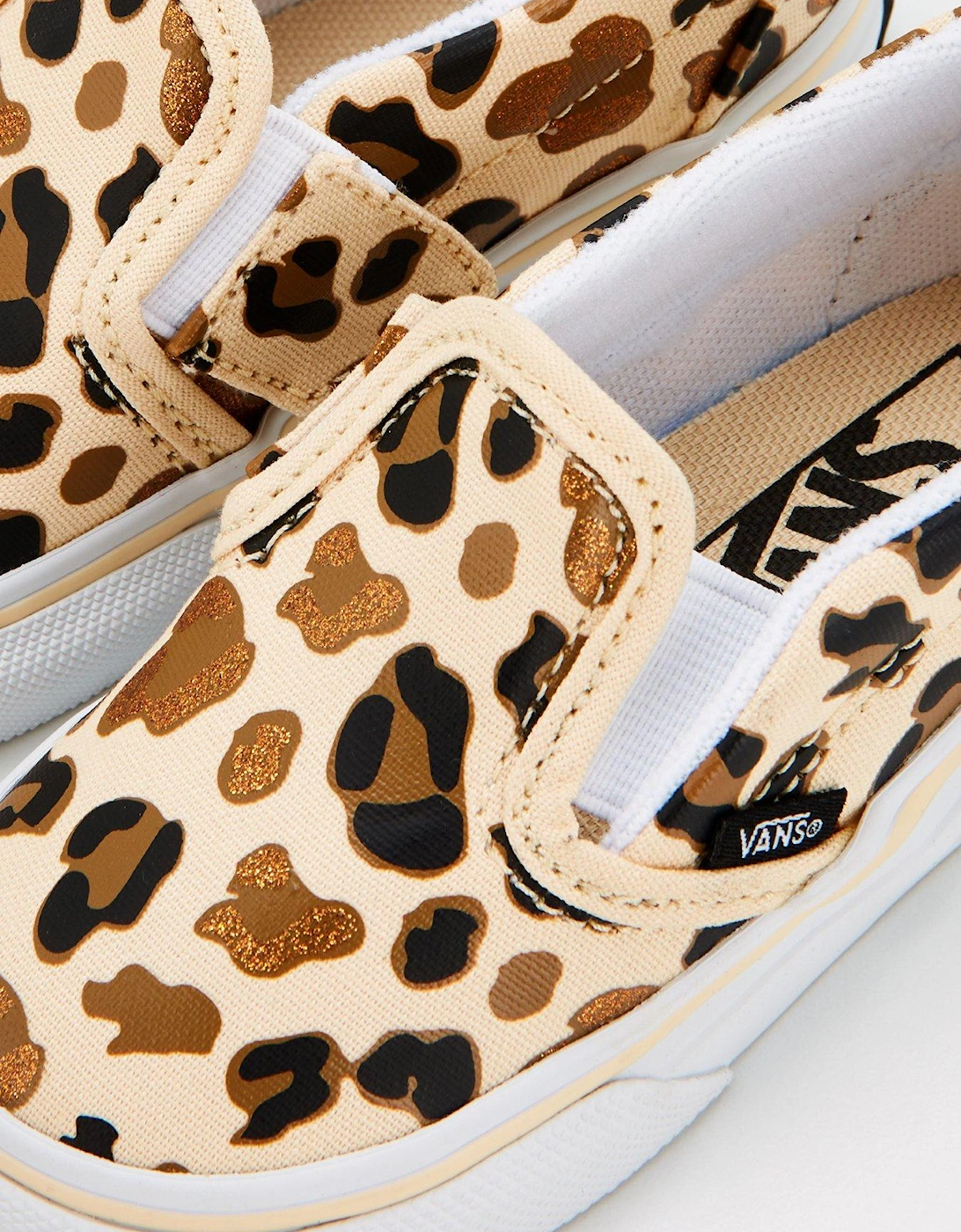 Infant Slip-On V Trainers - Animal Print