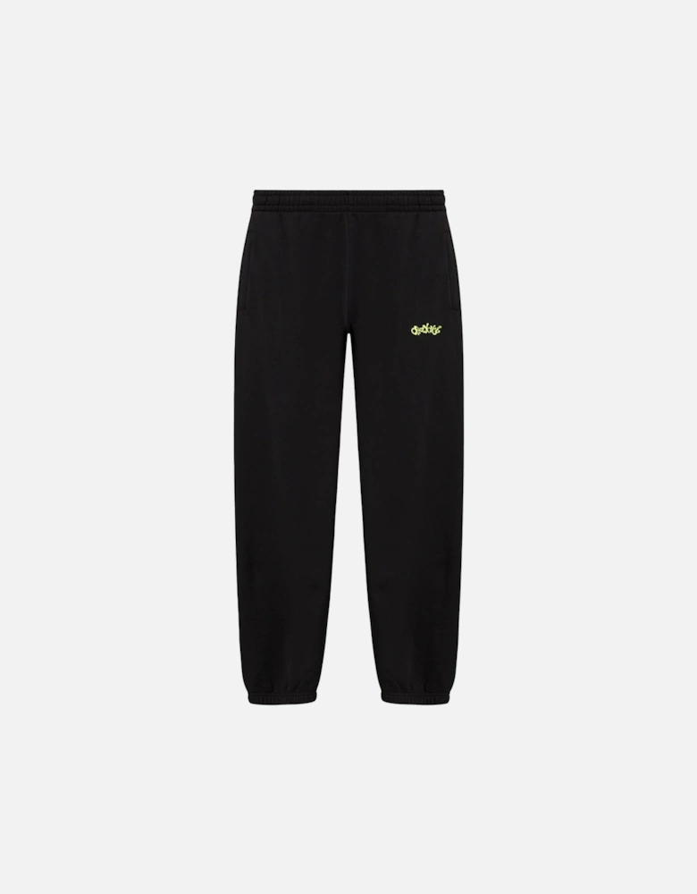 Opposite Arrows Printed Joggers in Black