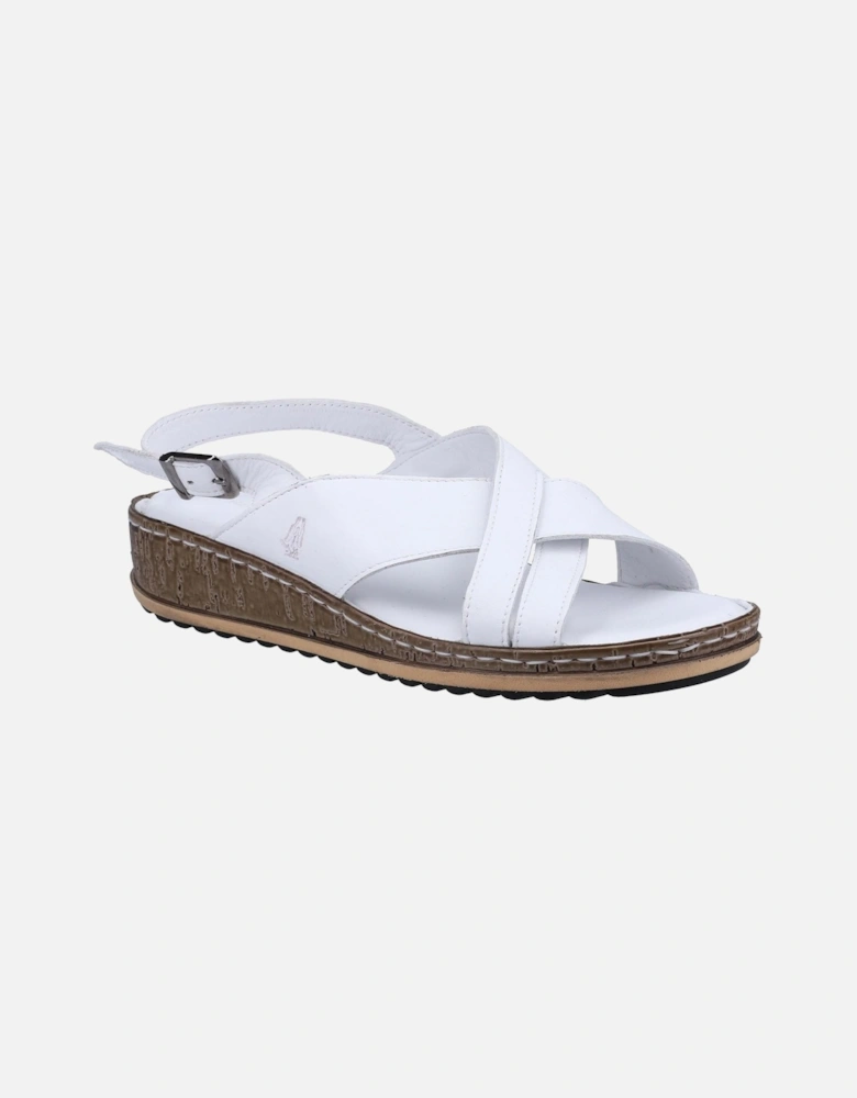 Womens/Ladies Elena Leather Wedge Sandal