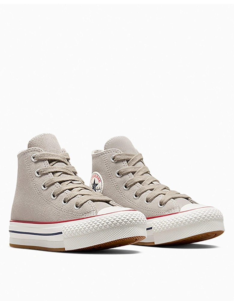 Kids Lux Sport Chuck Taylor All Star Eva Lift Trainers - Beige