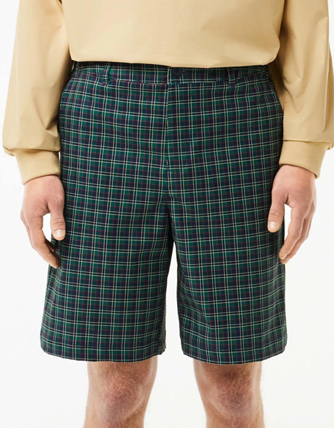 Lacoste Men's Relaxed-Fit Ultra Dry Bermuda Golf Shorts - Multi - Size: 32