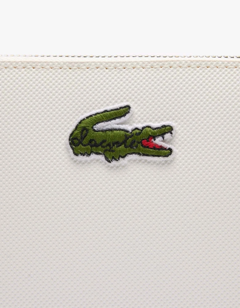 Large Zipped Crocodile Billfold Purse