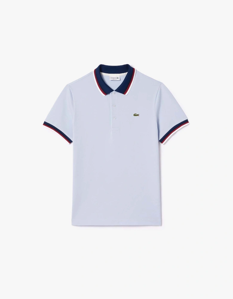 Regular-Fit Stretch Mini Piqué Polo Shirt