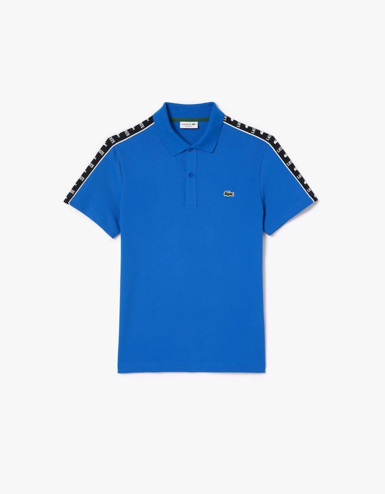 Regular-Fit Stretch Mini Piqué Polo Shirt