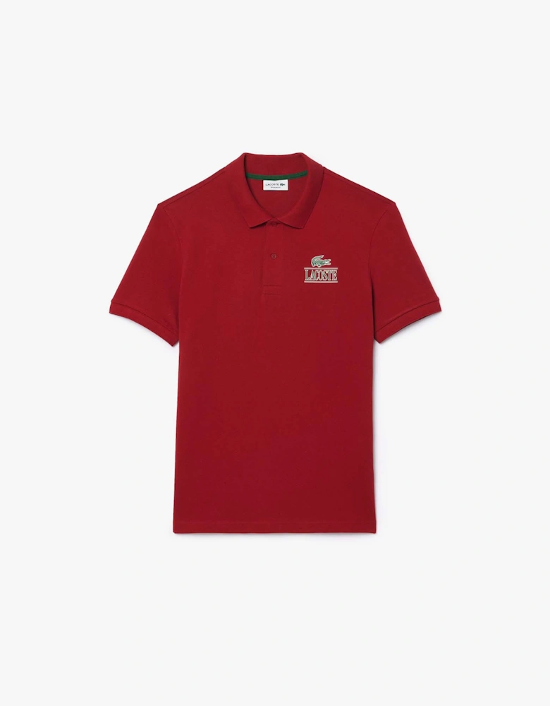 Regular-Fit Stretch Mini Piqué Polo Shirt