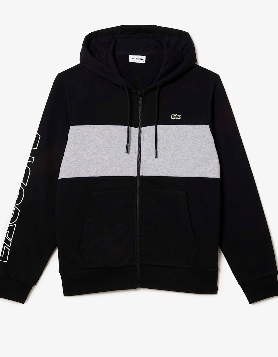 Zip-Up Colour Block Hoodie, 4 of 3