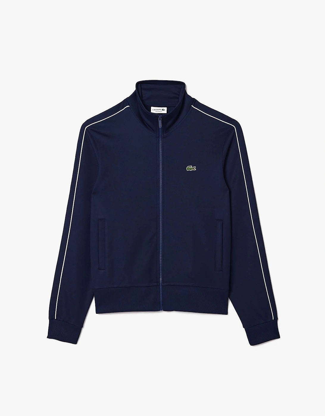 Paris Piqué Zip Front Track Jacket, 5 of 4