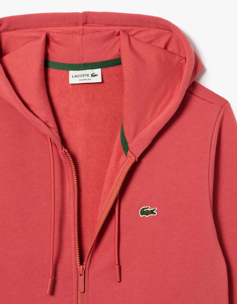 Zip-Up Fleece Hoodie