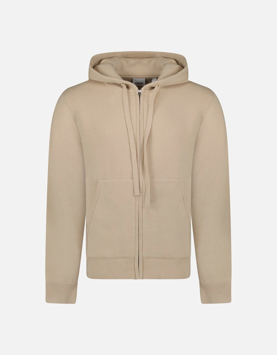 'Lindley' Knitted Cashmere Hoodie Soft Fawn Beige, 5 of 4