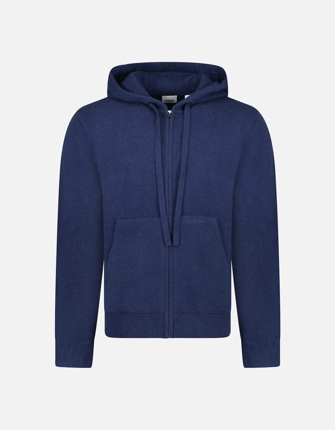 'Lindley' Knitted Cashmere Hoodie Navy, 5 of 4