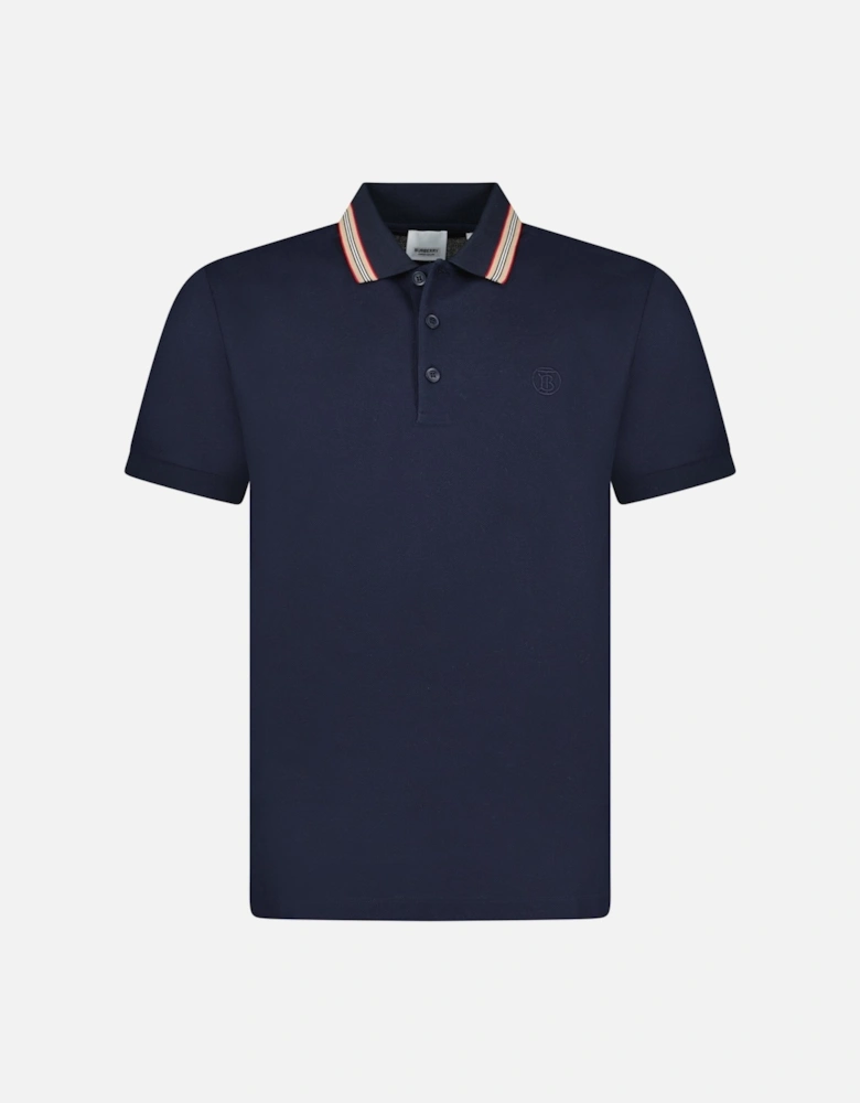 'Pierson' TB Collar Polo-Shirt Navy