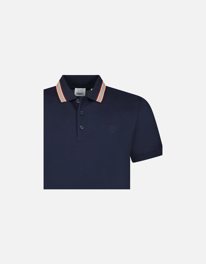 'Pierson' TB Collar Polo-Shirt Navy