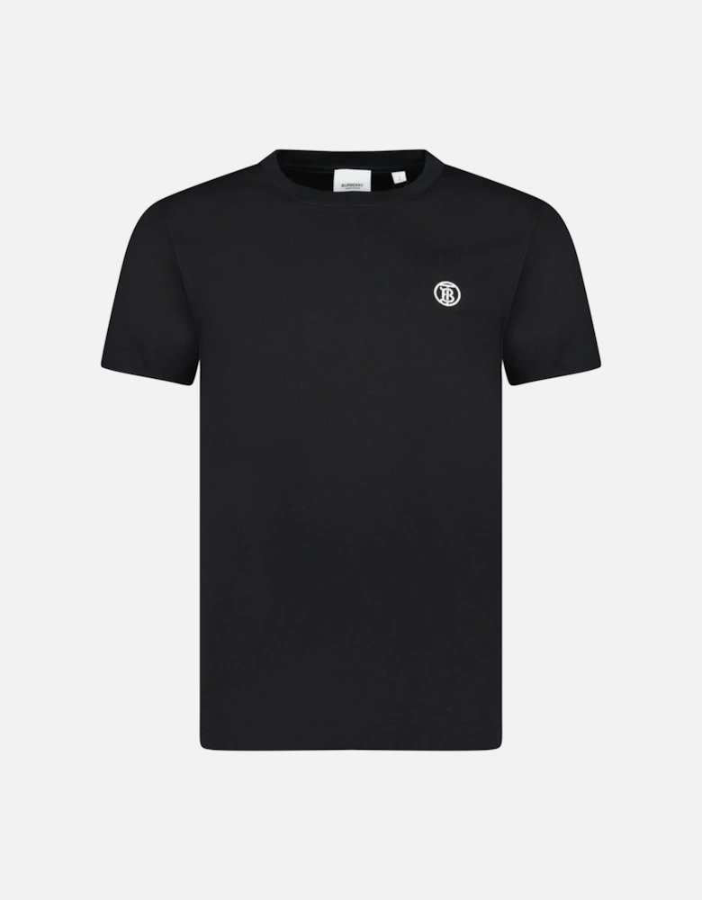 'Parker' Short Sleeve T-Shirt Black