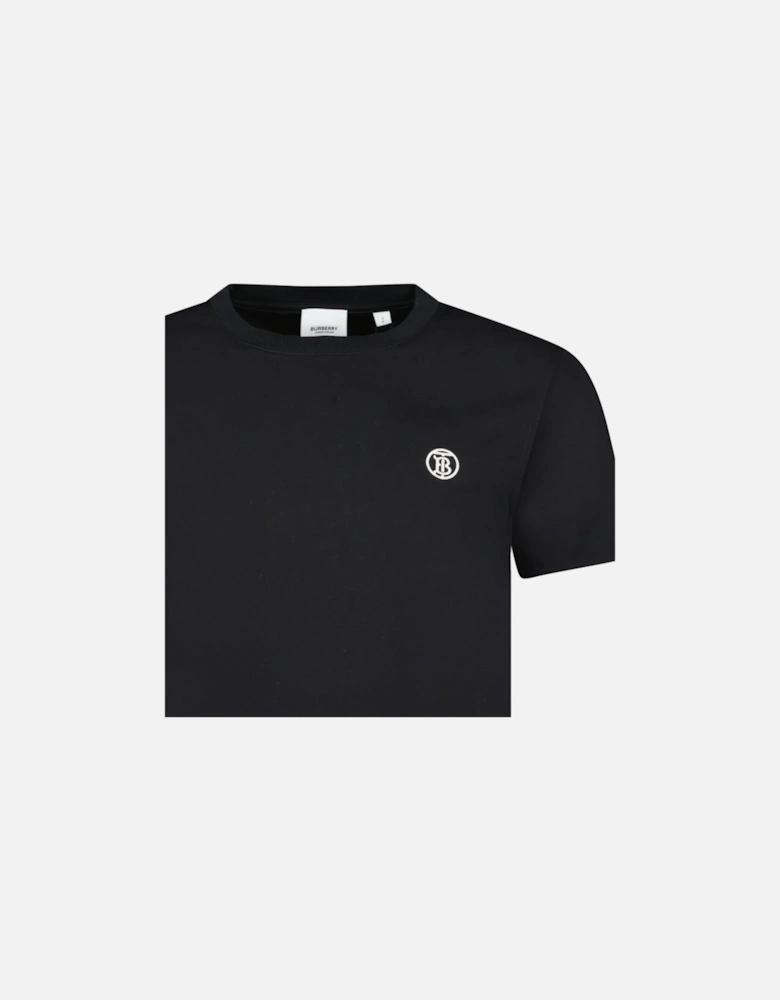 'Parker' Short Sleeve T-Shirt Black