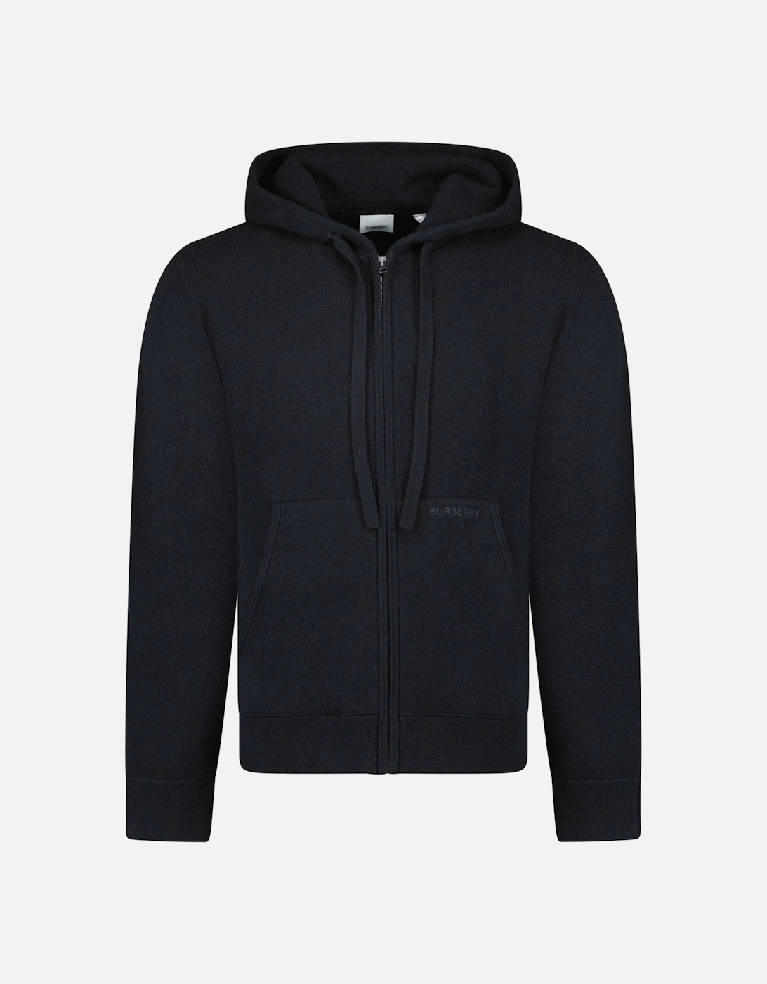 'Lindley' Knitted Cashmere Hoodie Black, 5 of 4