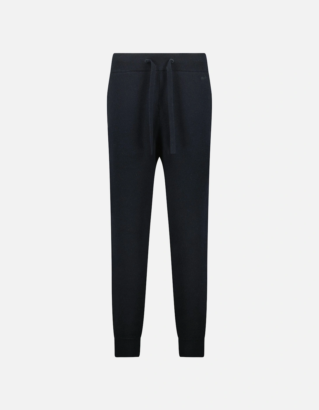 'Hunton' Knitted Cuffed Cashmere Sweatpants Black, 5 of 4