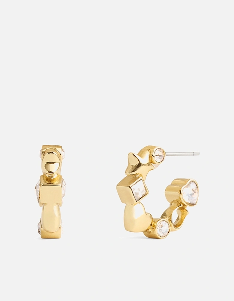 Signature Gold-Tone Huggie Earrings