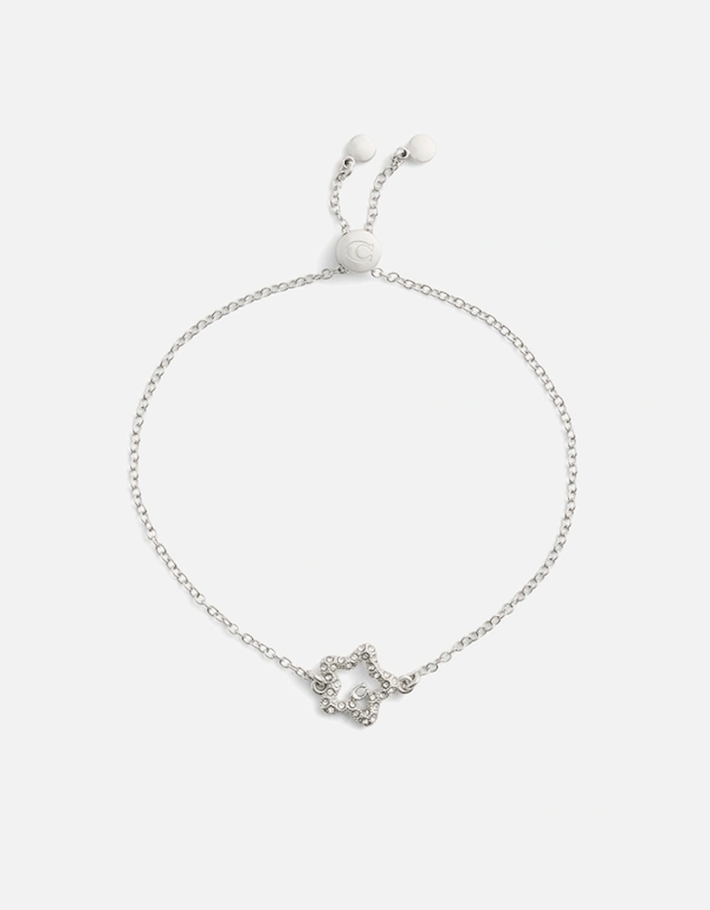 Signature Pavé Silver-Tone Bracelet