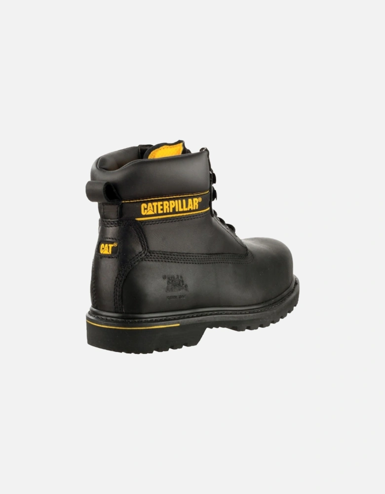 CAT Holton S3 Leather Black Safety Boots