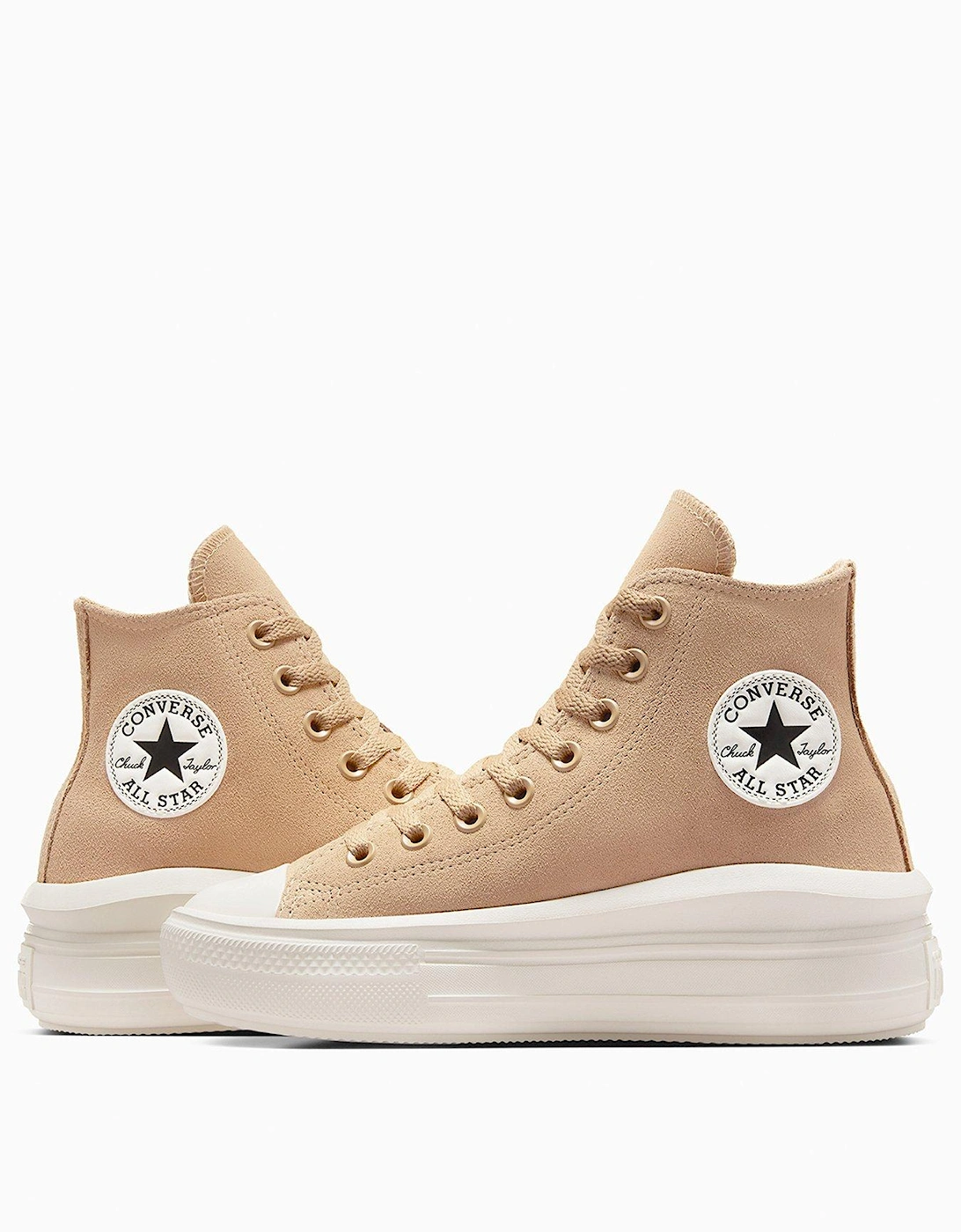 Womens Crafted Color Chuck Taylor All Star Move Trainers - Brown