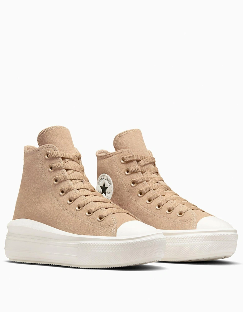 Womens Crafted Color Chuck Taylor All Star Move Trainers - Brown