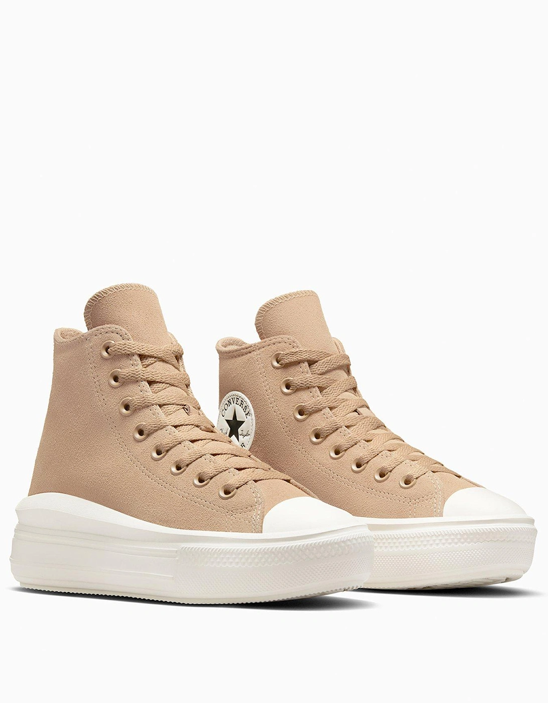 Womens Crafted Color Chuck Taylor All Star Move Trainers - Brown