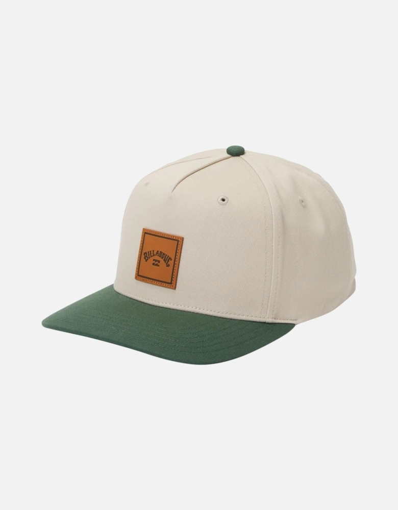 Mens Stacked Peaked Cap