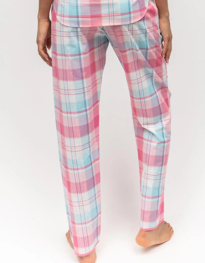 Pink Check Pyjama Bottoms