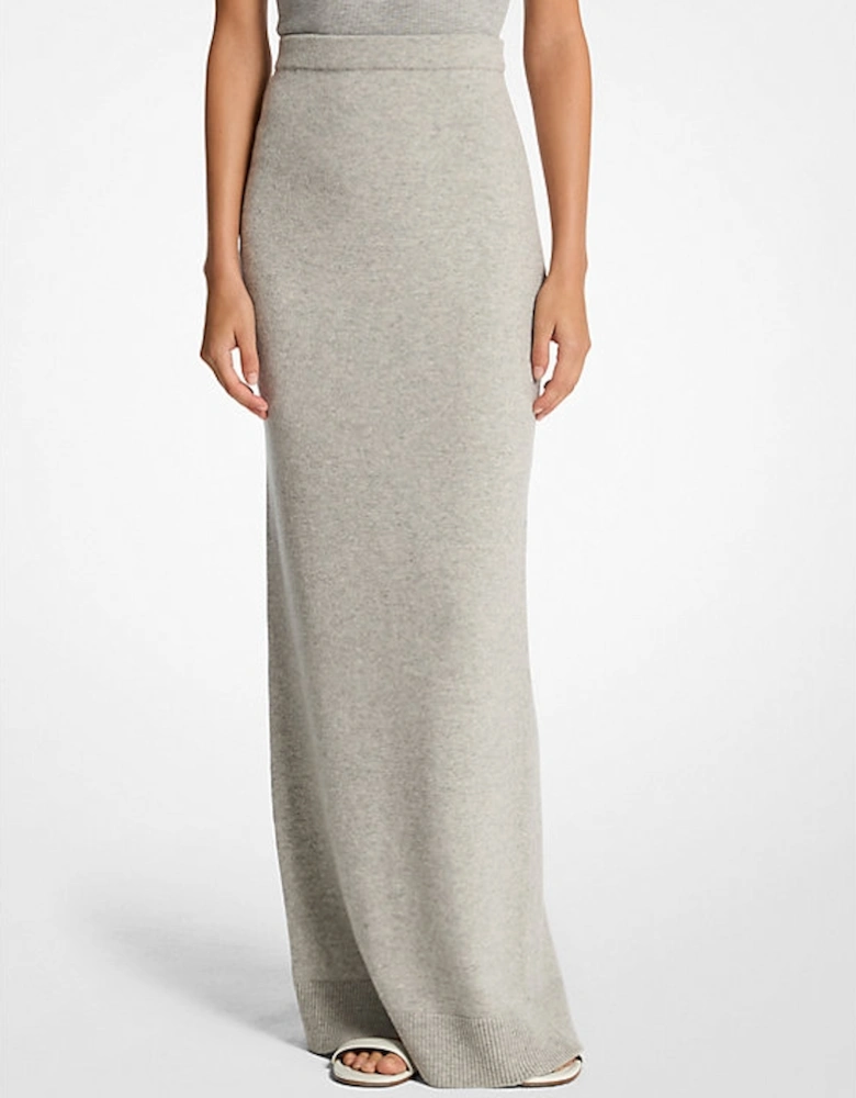 Cashmere Blend Maxi Skirt