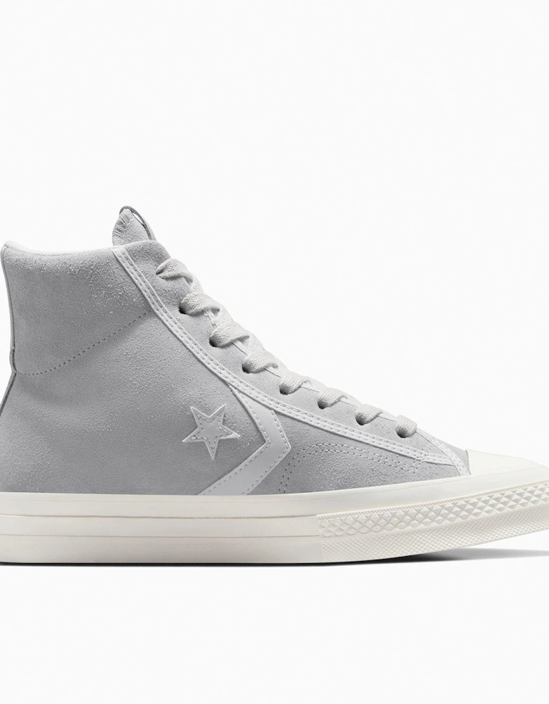 Mens Star Player 76 Suede Hi-Top - Grey