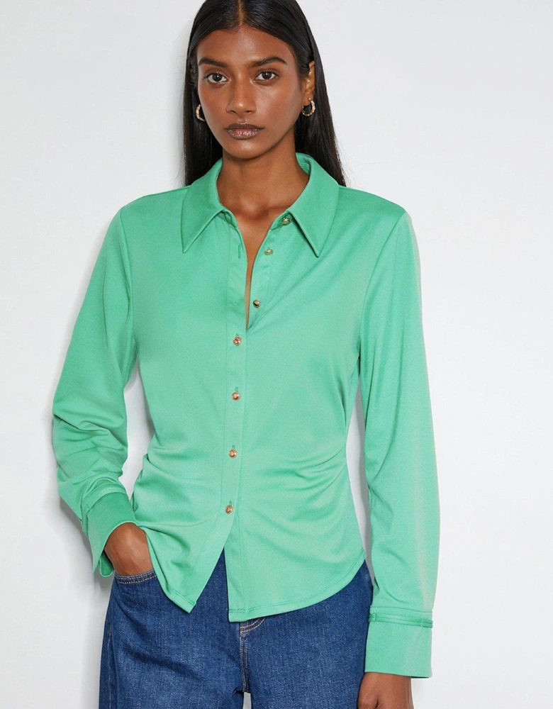 Julia Jersey Shirt - Green