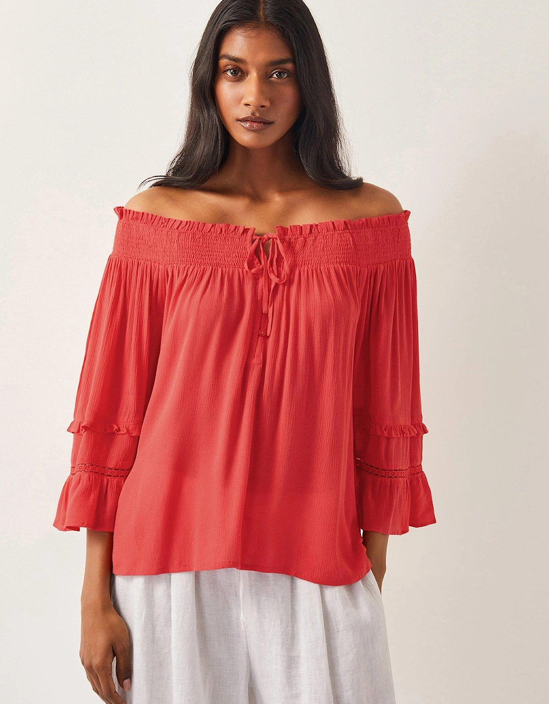 Ava Smock Top - Pink, 2 of 1