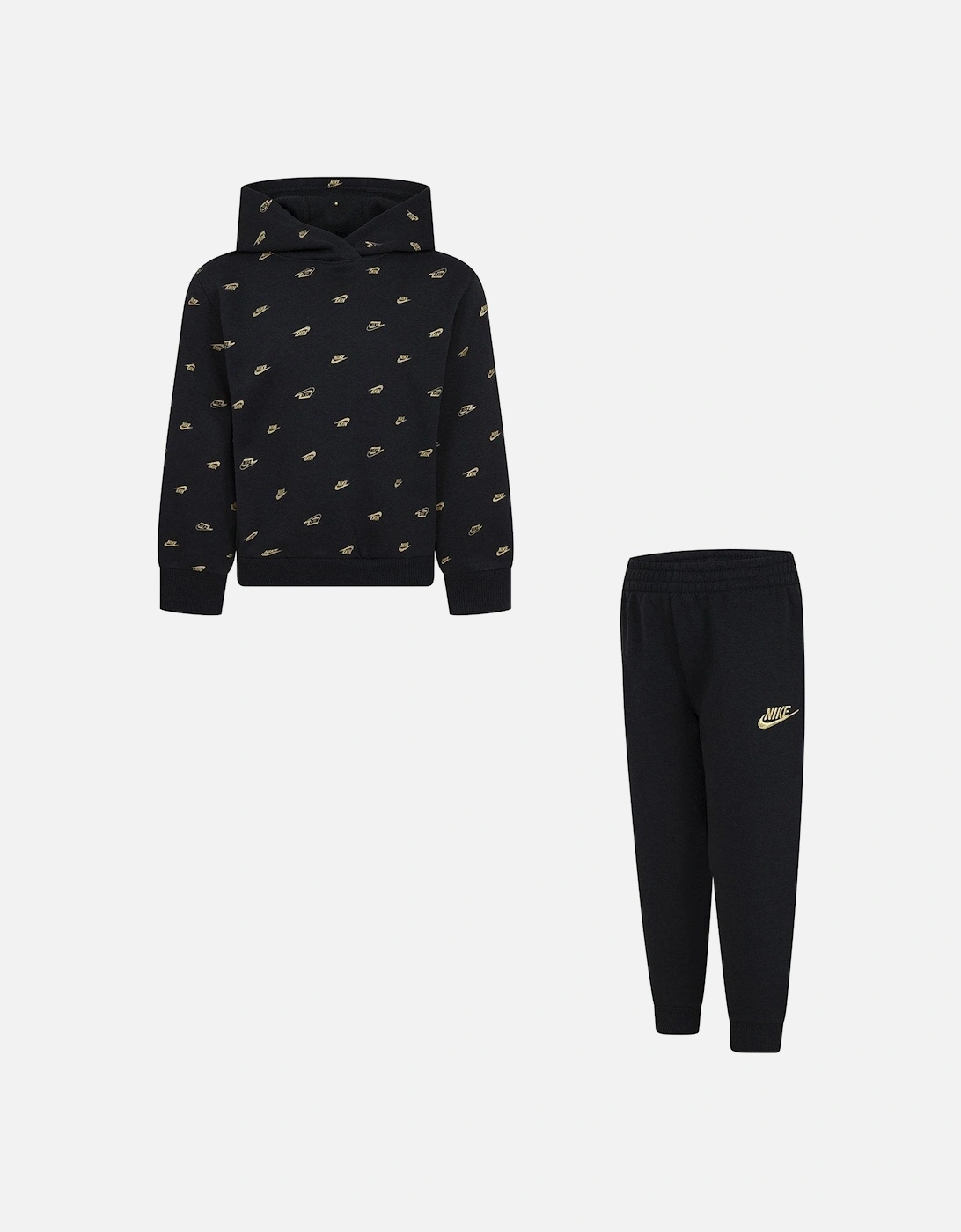 Kids All Over Print Tracksuit - Black, 2 of 1