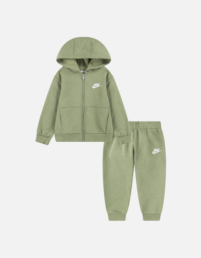 Infants Full Zip Club Tracksuit - Green