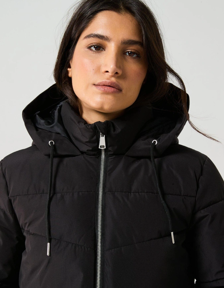 Short Padded Jacket - Black