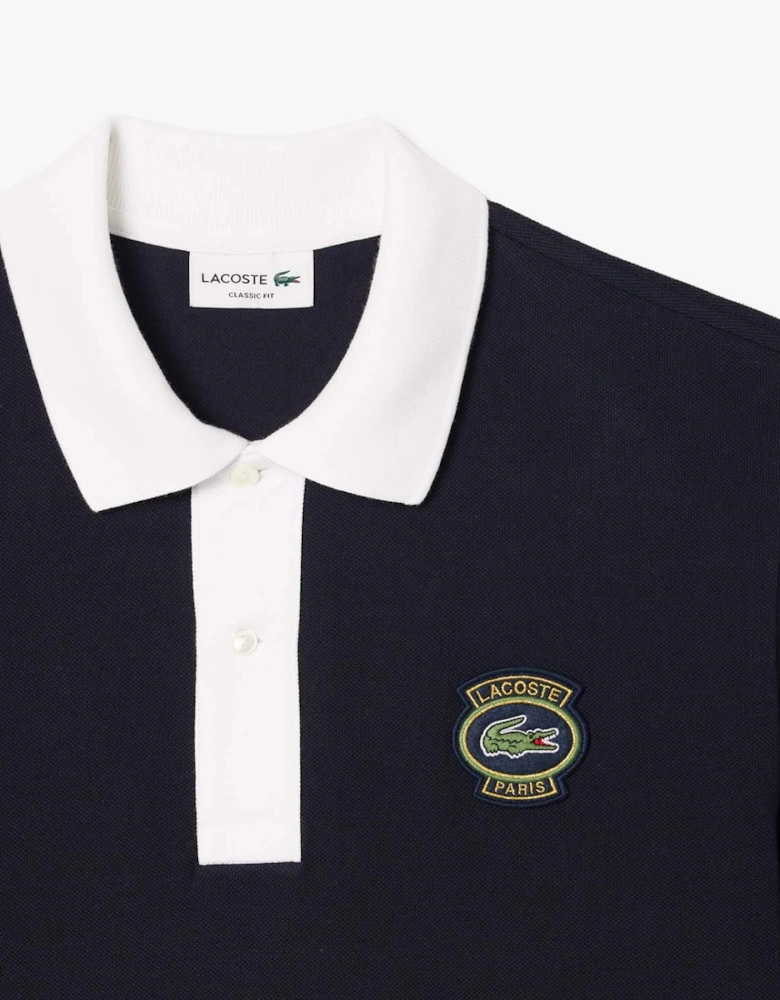 Classic-Fit Badge Polo Shirt