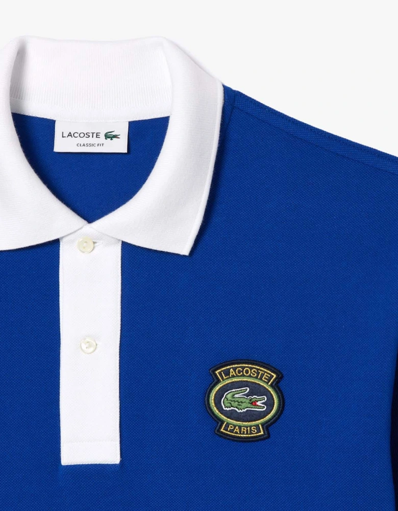 Classic-Fit Badge Polo Shirt