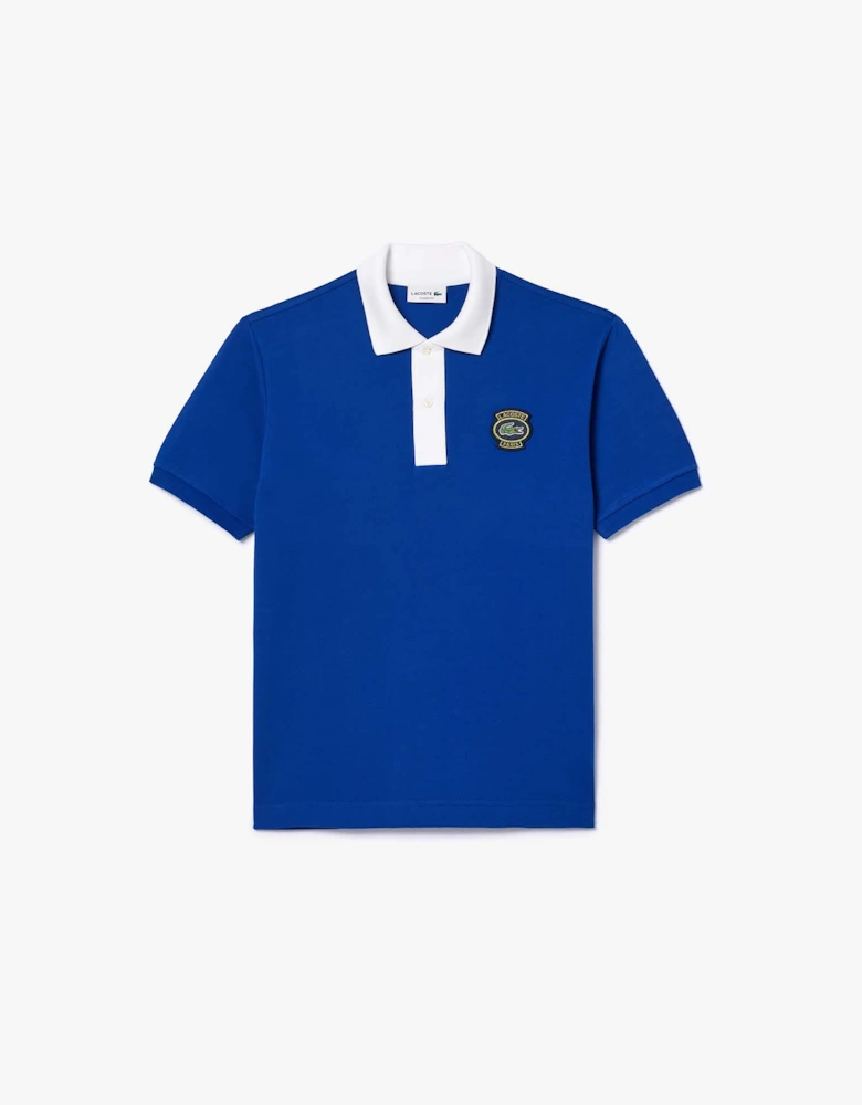 Classic-Fit Badge Polo Shirt