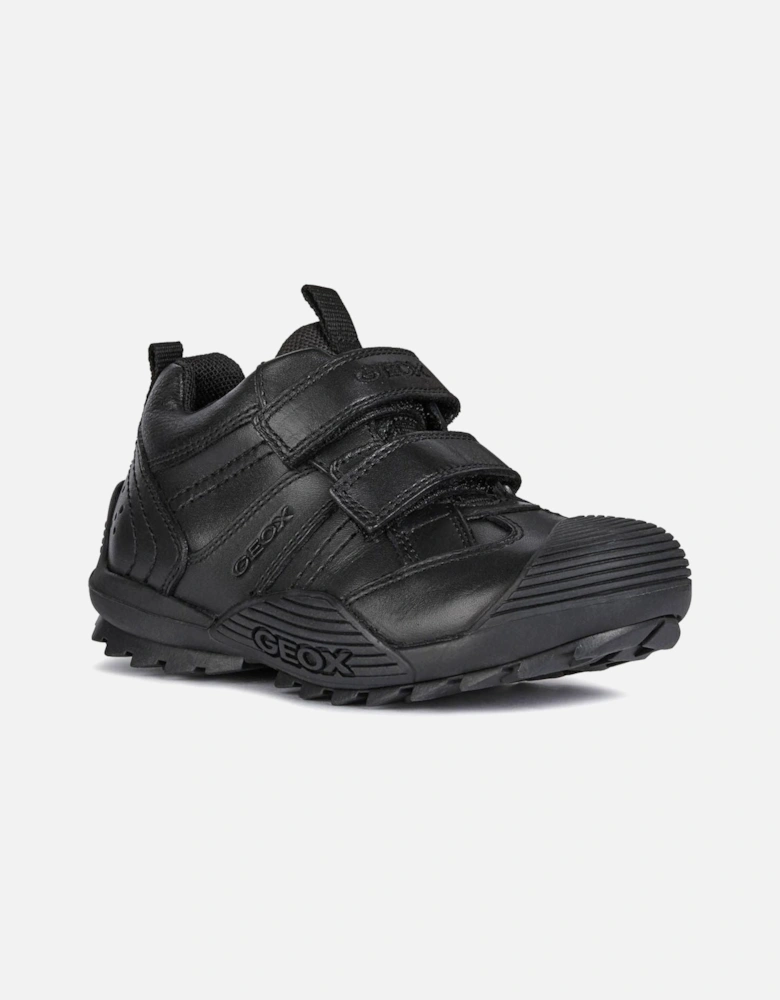 Savage J0424A  black school shoe