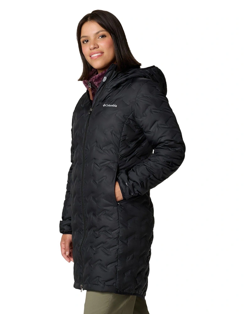 Women's Delta Ridge II Long Down Jacket - Black