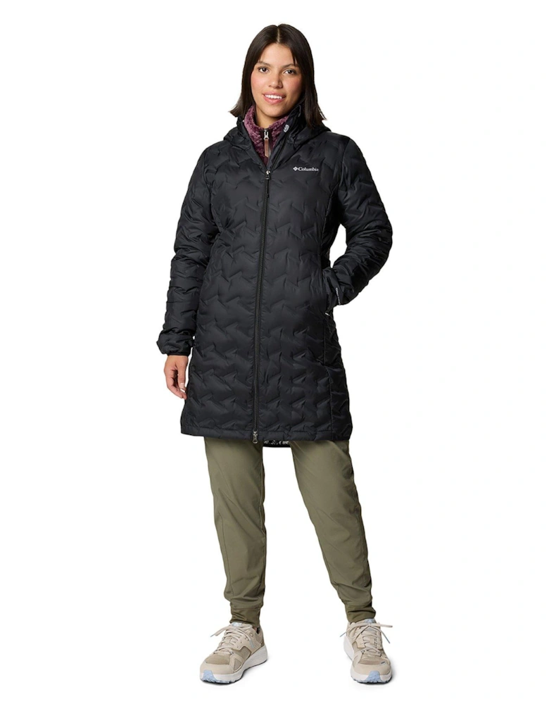Women's Delta Ridge II Long Down Jacket - Black