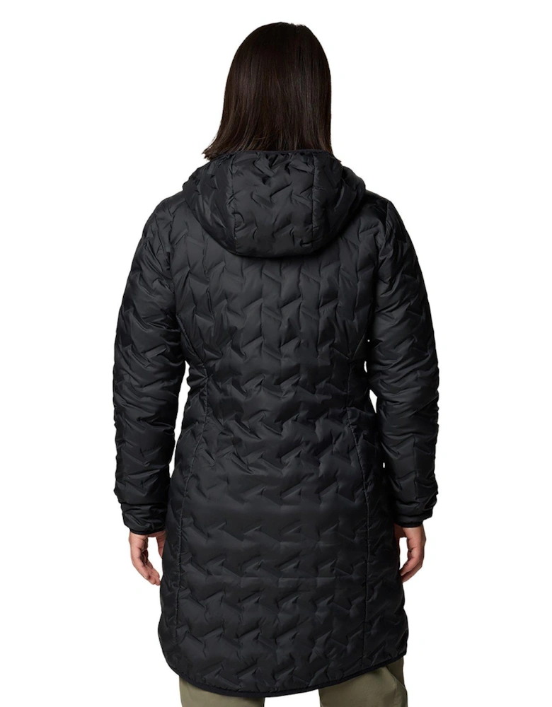 Women's Delta Ridge II Long Down Jacket - Black