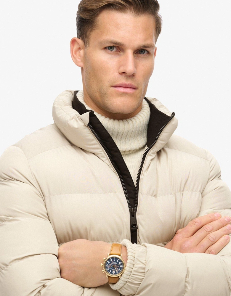 Sports Padded Jacket - Light Grey